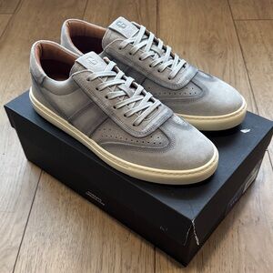 Greats Brooklyn Charlie Men’s 11 M Mineral Grey Suede Casual Sneakers New in Box